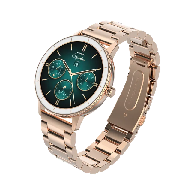 Garett Grace smartwatch oro rosa acciaio AMOLED