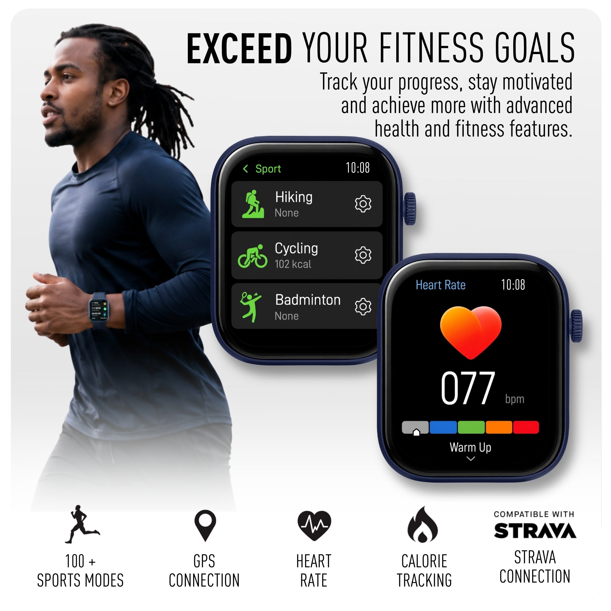 Reflex Active Spectra 300 S Lite smartwatch blu navy AMOLED