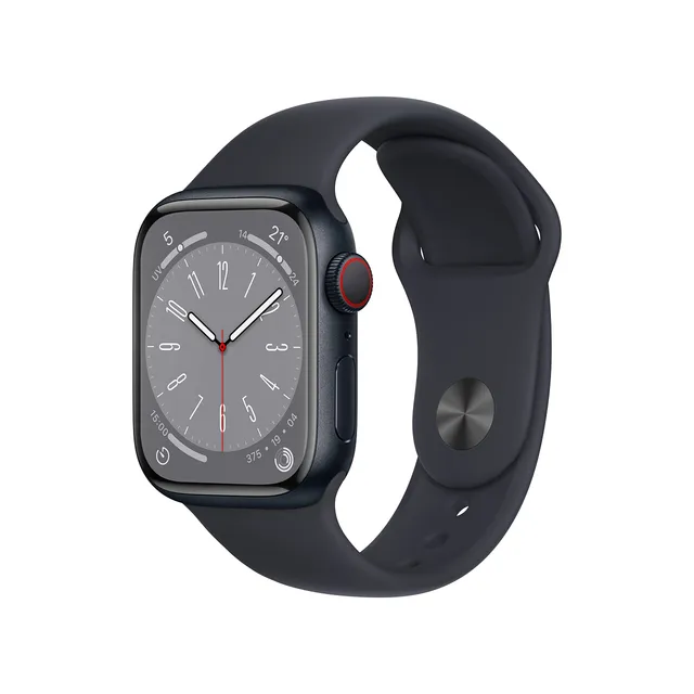 Apple Watch Series 8 41mm smartwatch Mezzanotte Cellular ossigeno