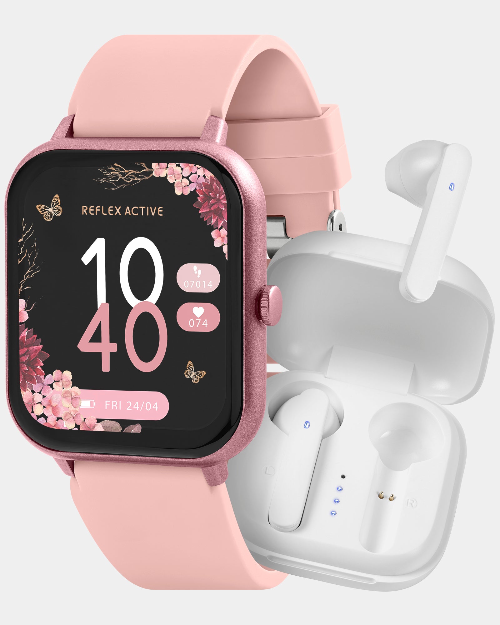 Reflex Active Series 17 RA17-2162-TWS smartwatch rosa auricolari