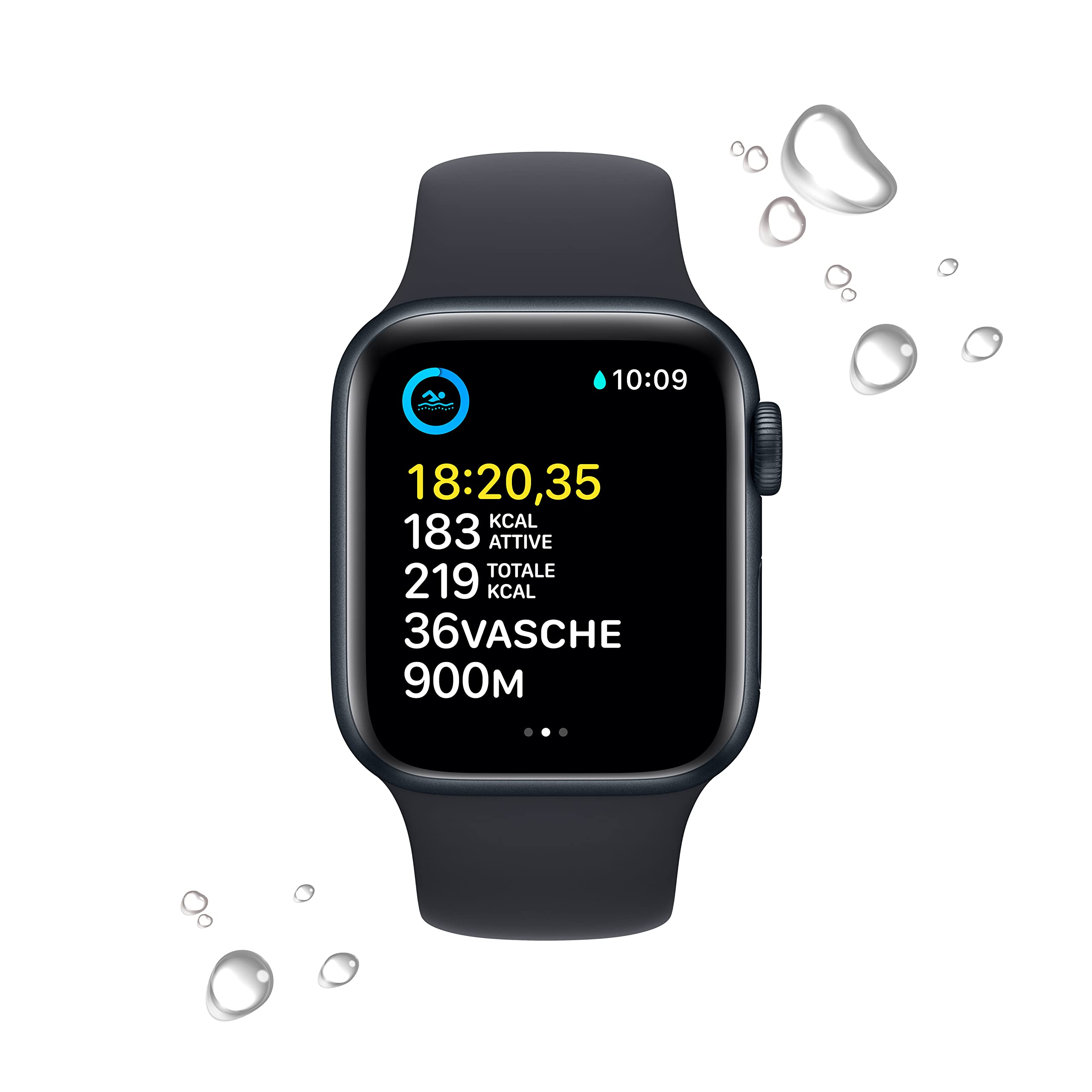 Apple Watch SE 2 Gen GPS+Cellular 40mm Orologio mezzanotte Regular