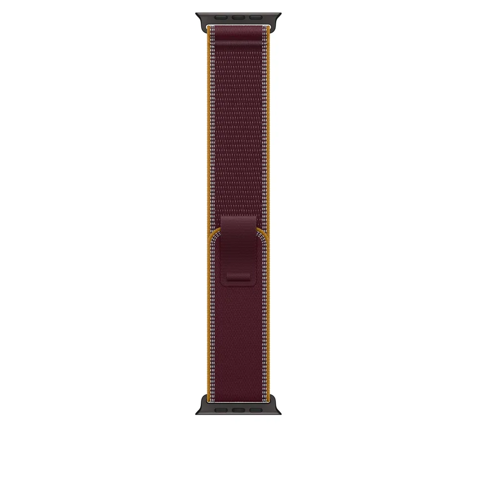 Apple Trail Loop 49 mm cinturino borgogna M/L nylon