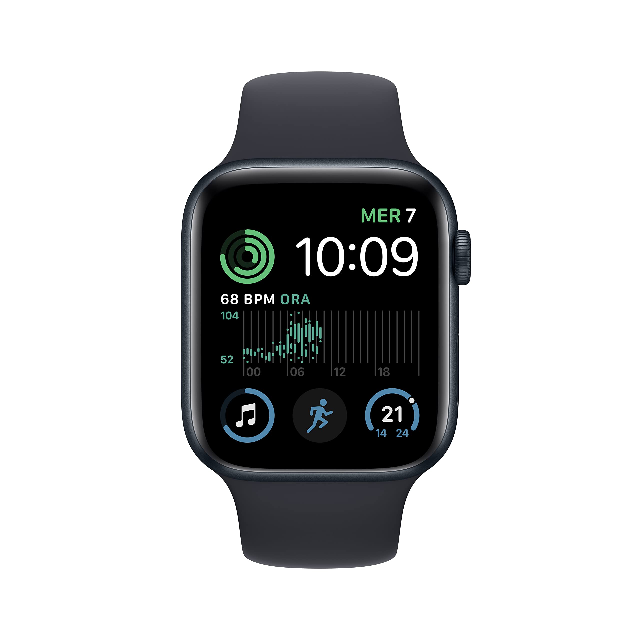 Apple Watch SE 2ª gen. 44mm smartwatch GPS + Cellular mezzanotte