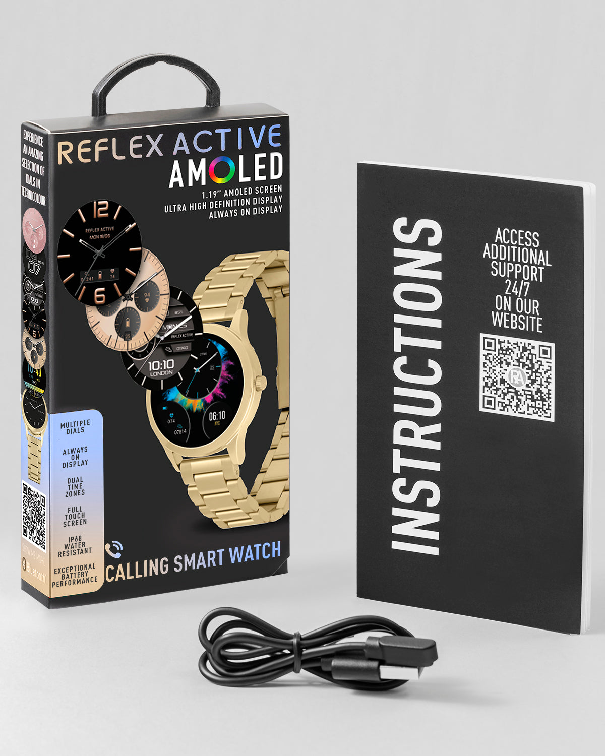 Reflex Active Spectra 300 R smartwatch Oro AMOLED cardio GPS