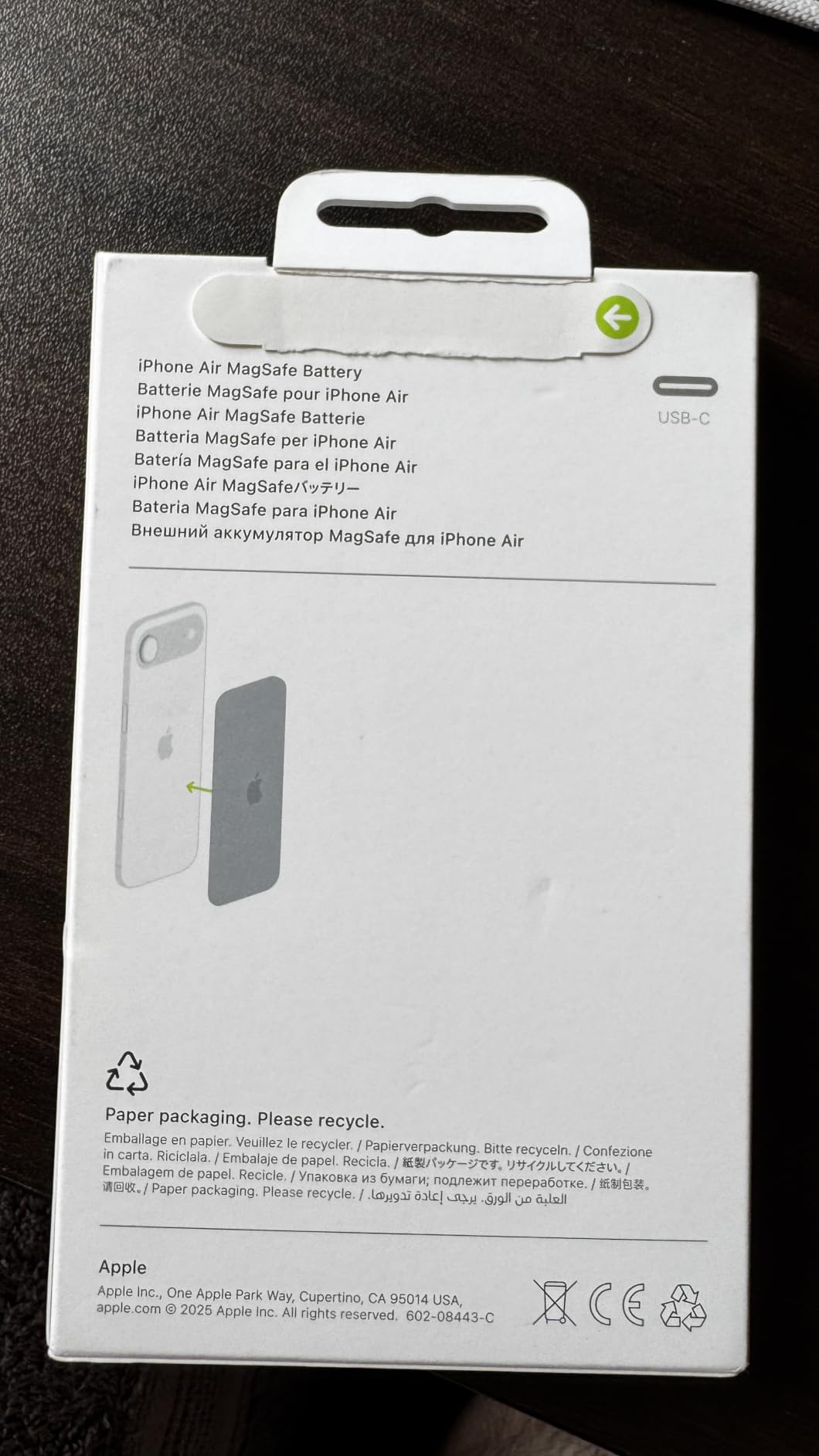 Apple Batteria MagSafe iPhone Air power bank 65% extra