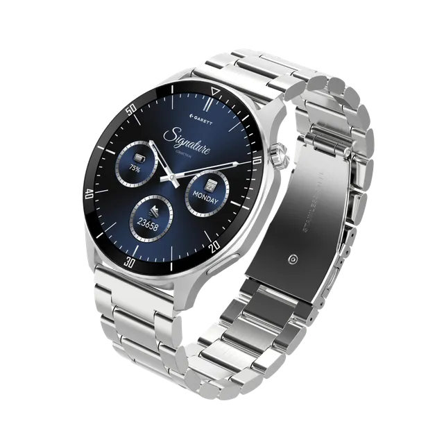 Garett Prime smartwatch argento display AMOLED