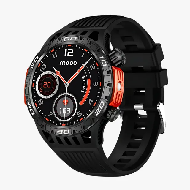 Maoo Explorer smartwatch nero uomo 1,46" 5-7 giorni