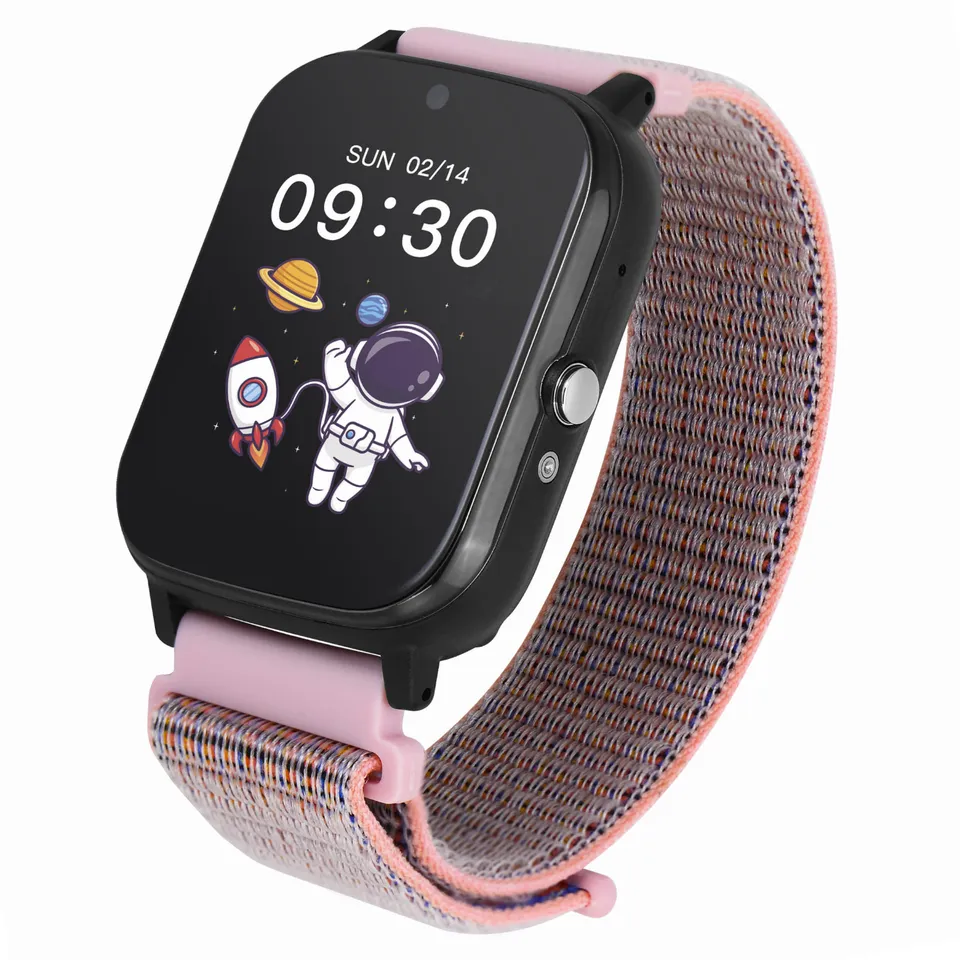 Garett Kids Tech 4G smartwatch rosa velcro chiamate