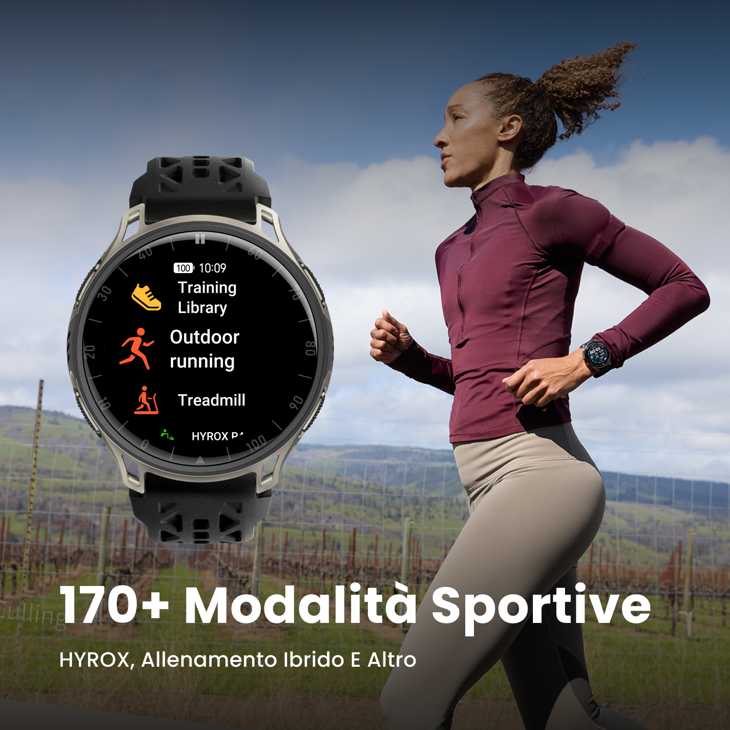 Huami Cheetah 2 Pro smartwatch titanio zaffiro corsa