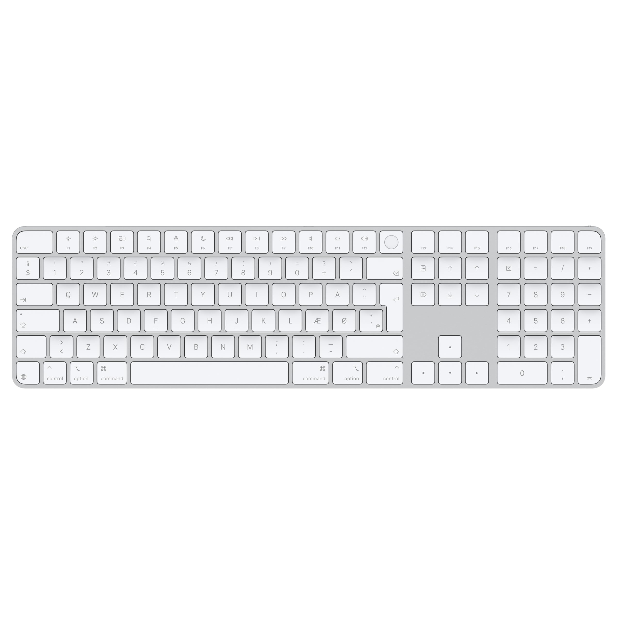 Apple Magic Keyboard Touch ID tastiera italiano tasti bianchi