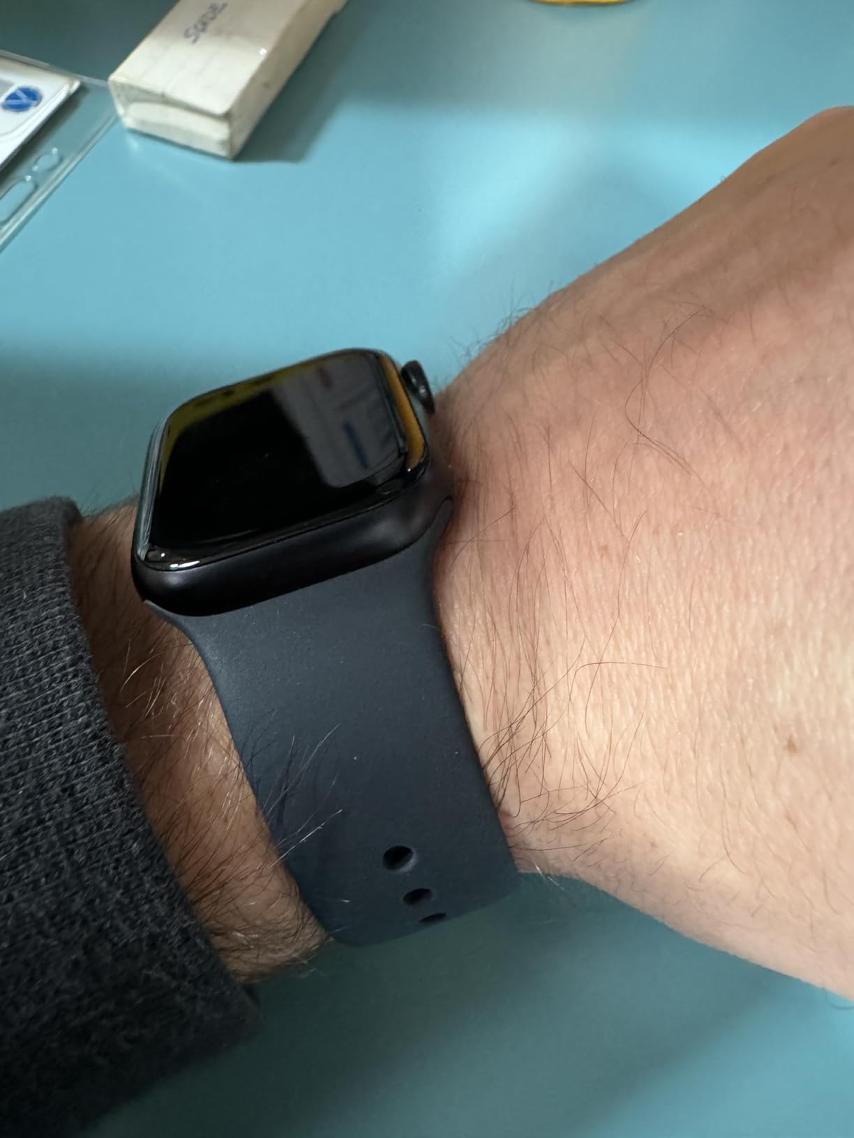 Apple Watch Series 9 41mm smartwatch GPS argento S/M