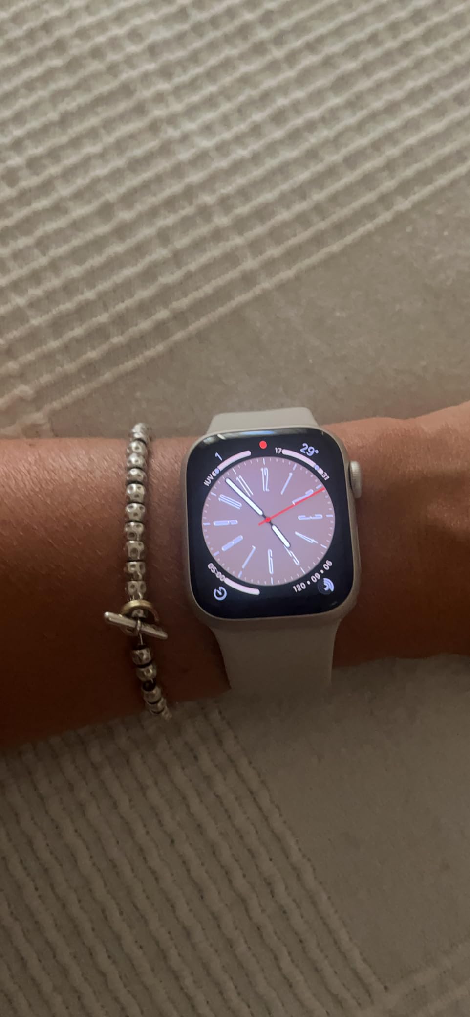 Apple Watch Series 8 GPS 41mm smartwatch galassia ossigeno sangue
