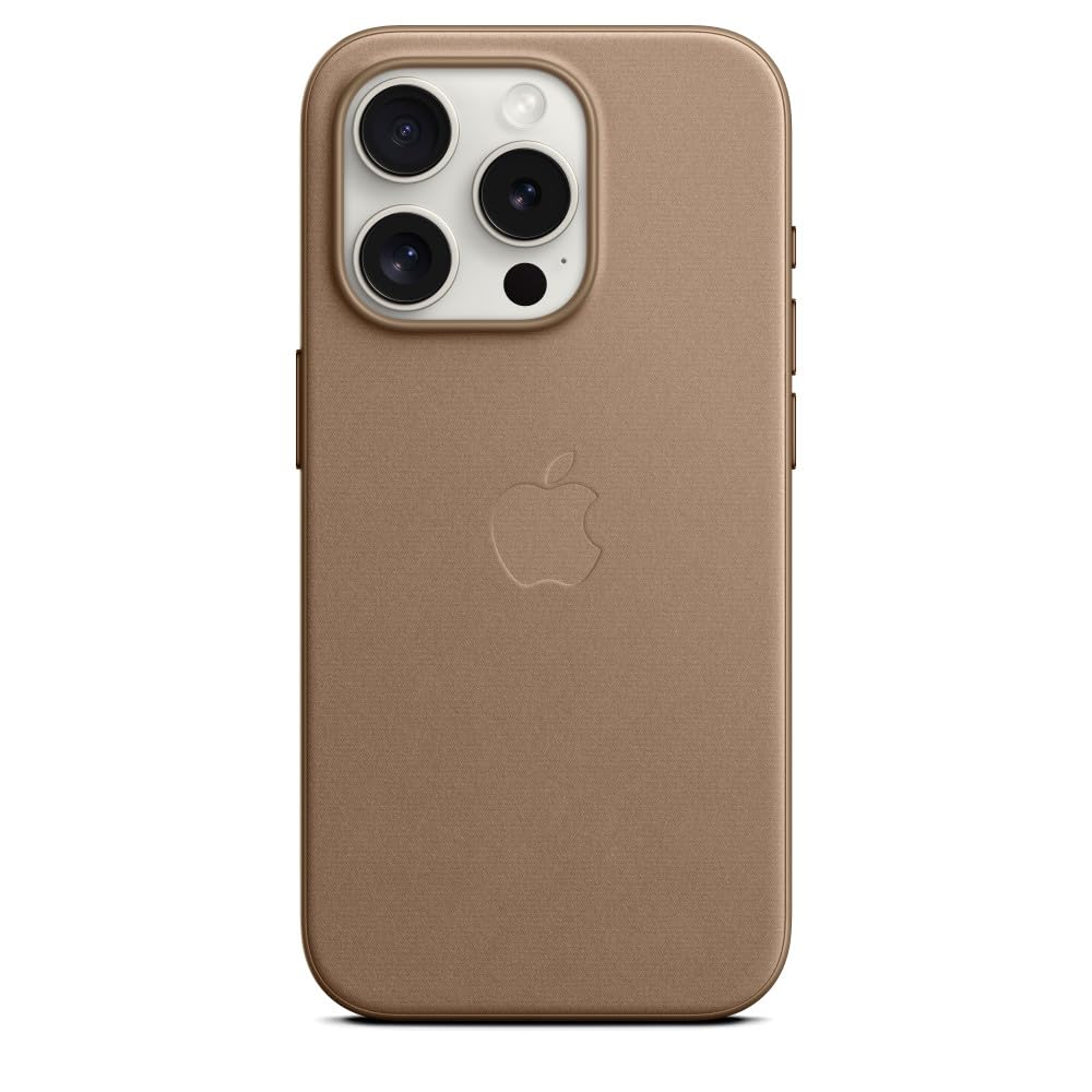 Apple FineWoven Custodia iPhone 15 Pro Grigio Talpa MagSafe