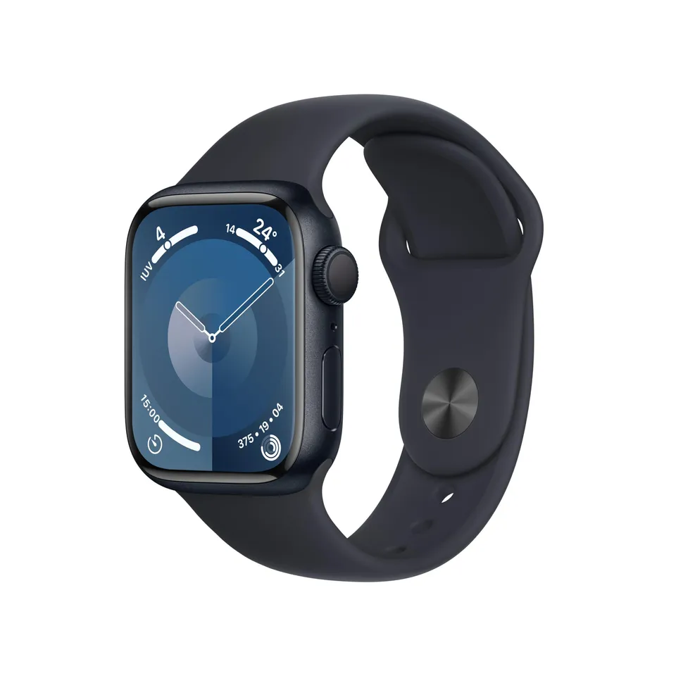 Apple Watch Series 9 GPS 41 mm smartwatch mezzanotte