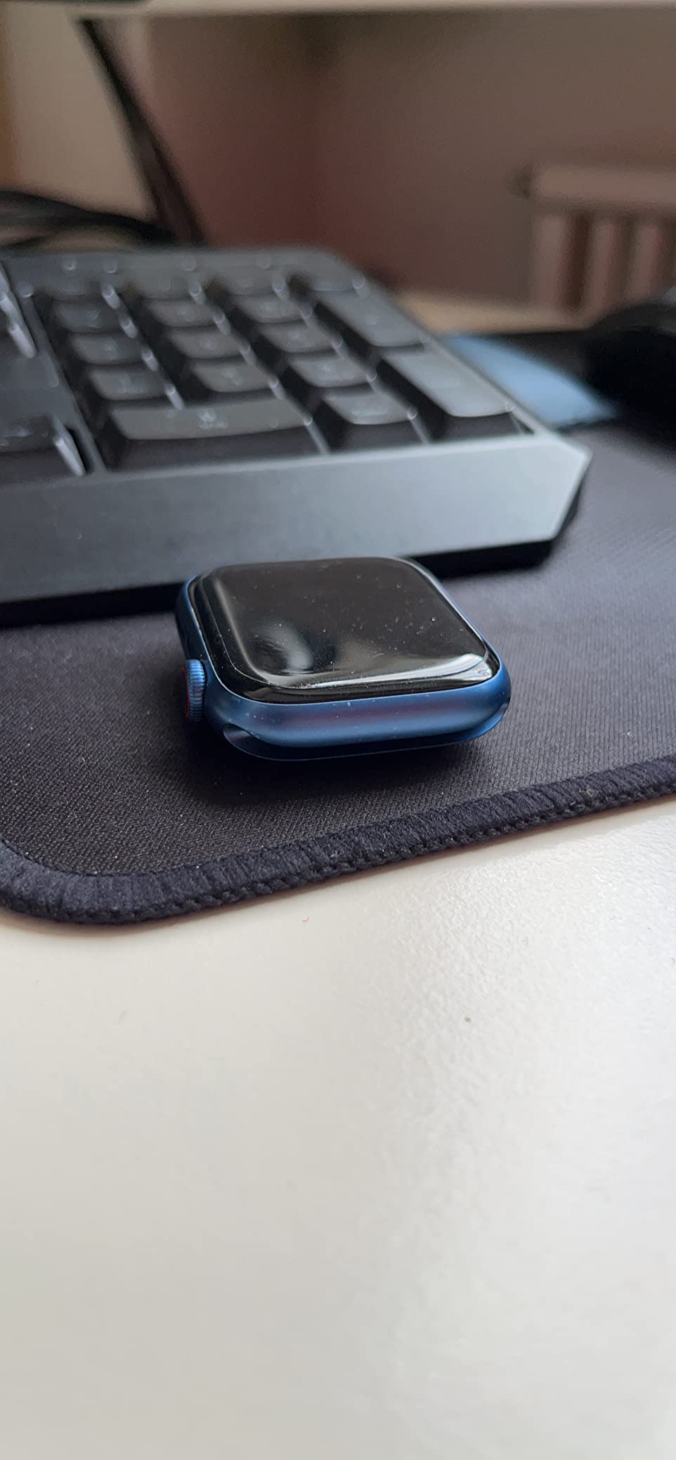 Apple Watch Series 7 smartwatch 45mm GPS+Cellular blu alluminio