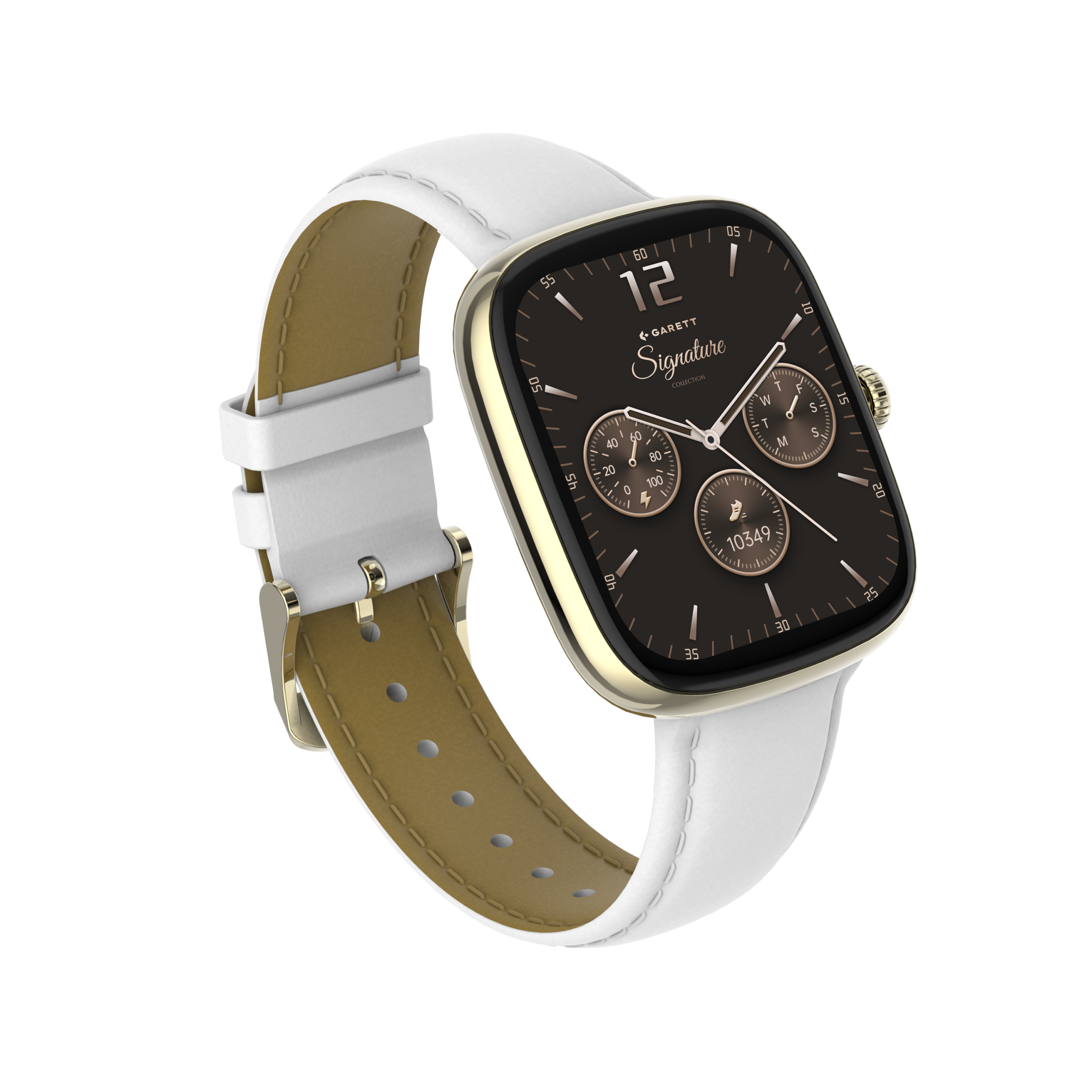 Garett Flow smartwatch oro mesh AMOLED
