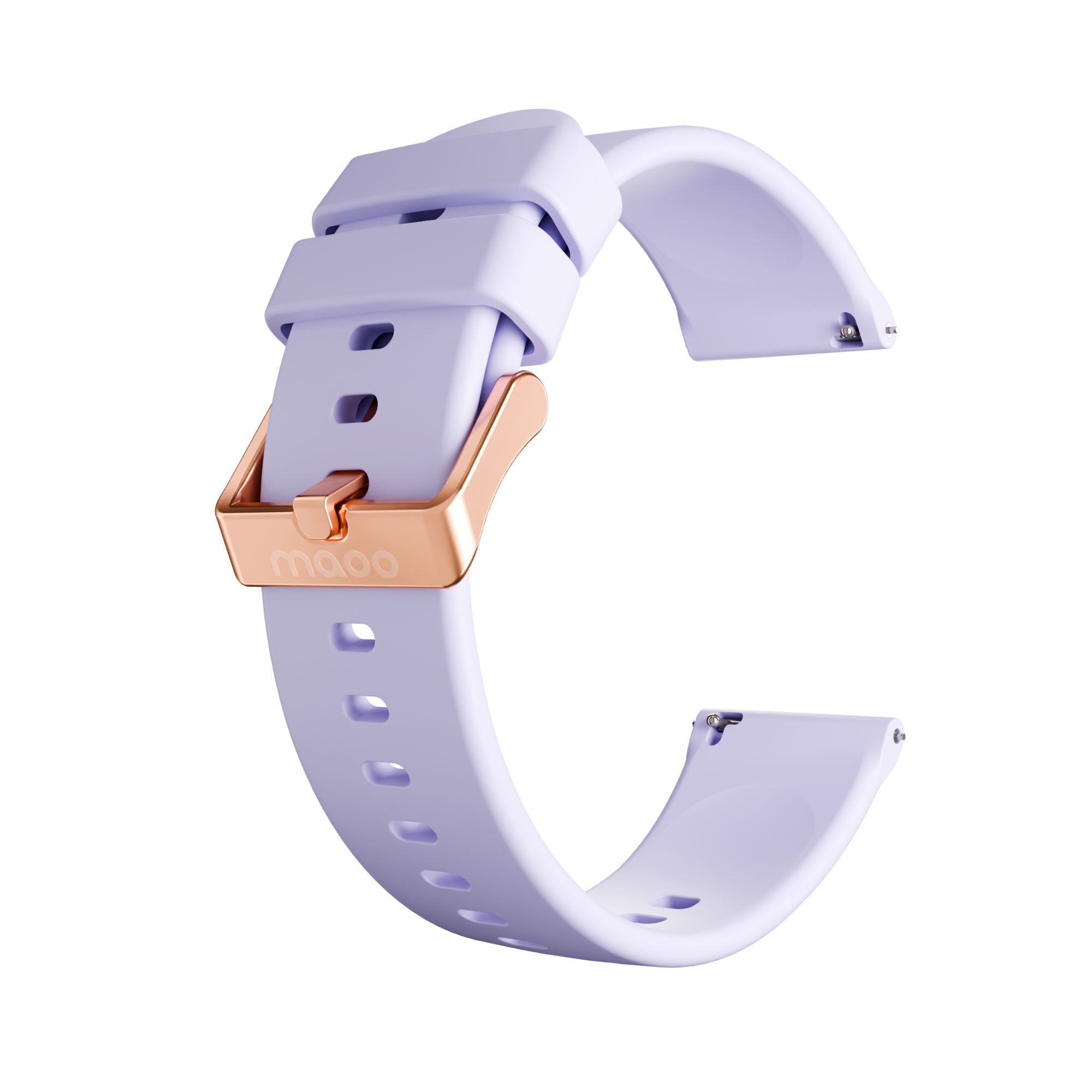 Maoo Cinturino Smartwatch in Silicone Viola Oro 22mm