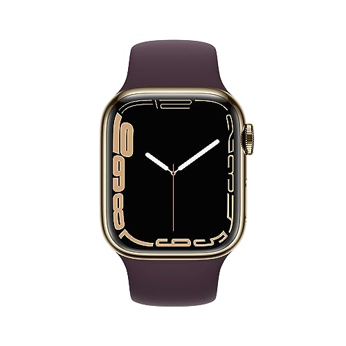Apple Watch Series 7 GPS Cellular 41mm smartwatch oro acciaio