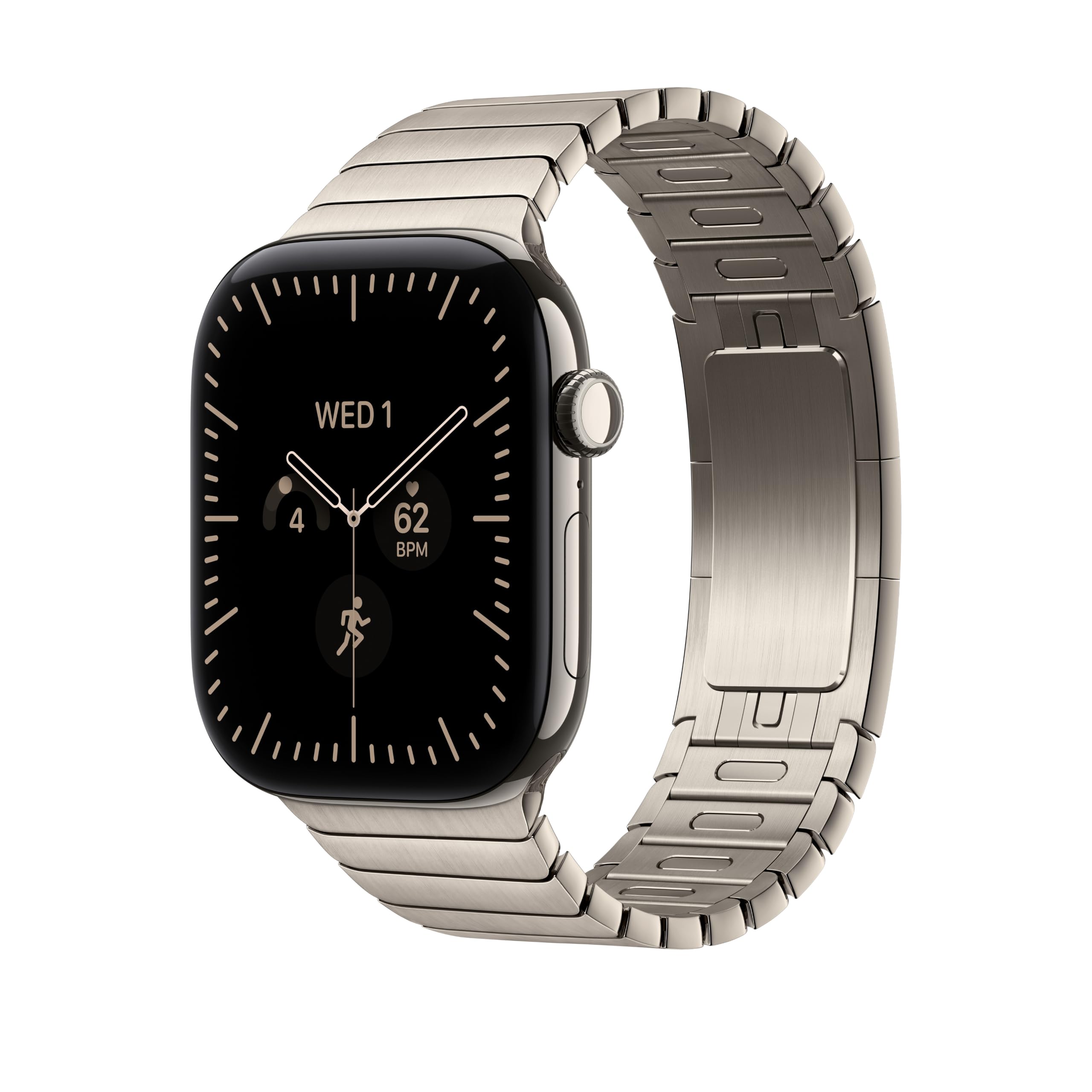 Apple Watch Bracciale a maglie 46 mm cinturino naturale acciaio