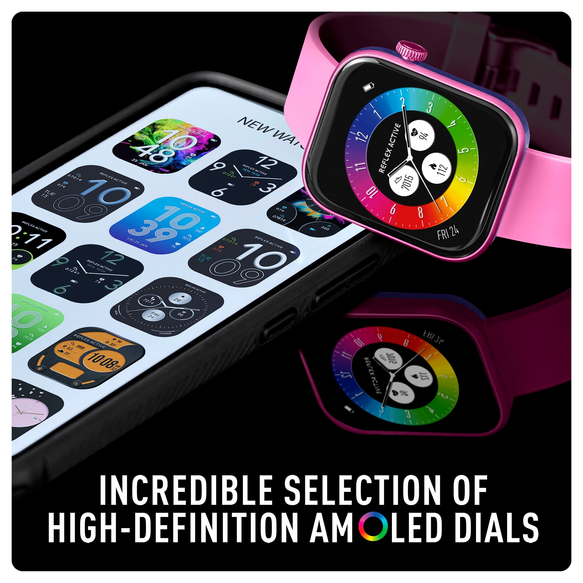 Reflex Active Spectra 300 S Lite Smartwatch Rosa AMOLED