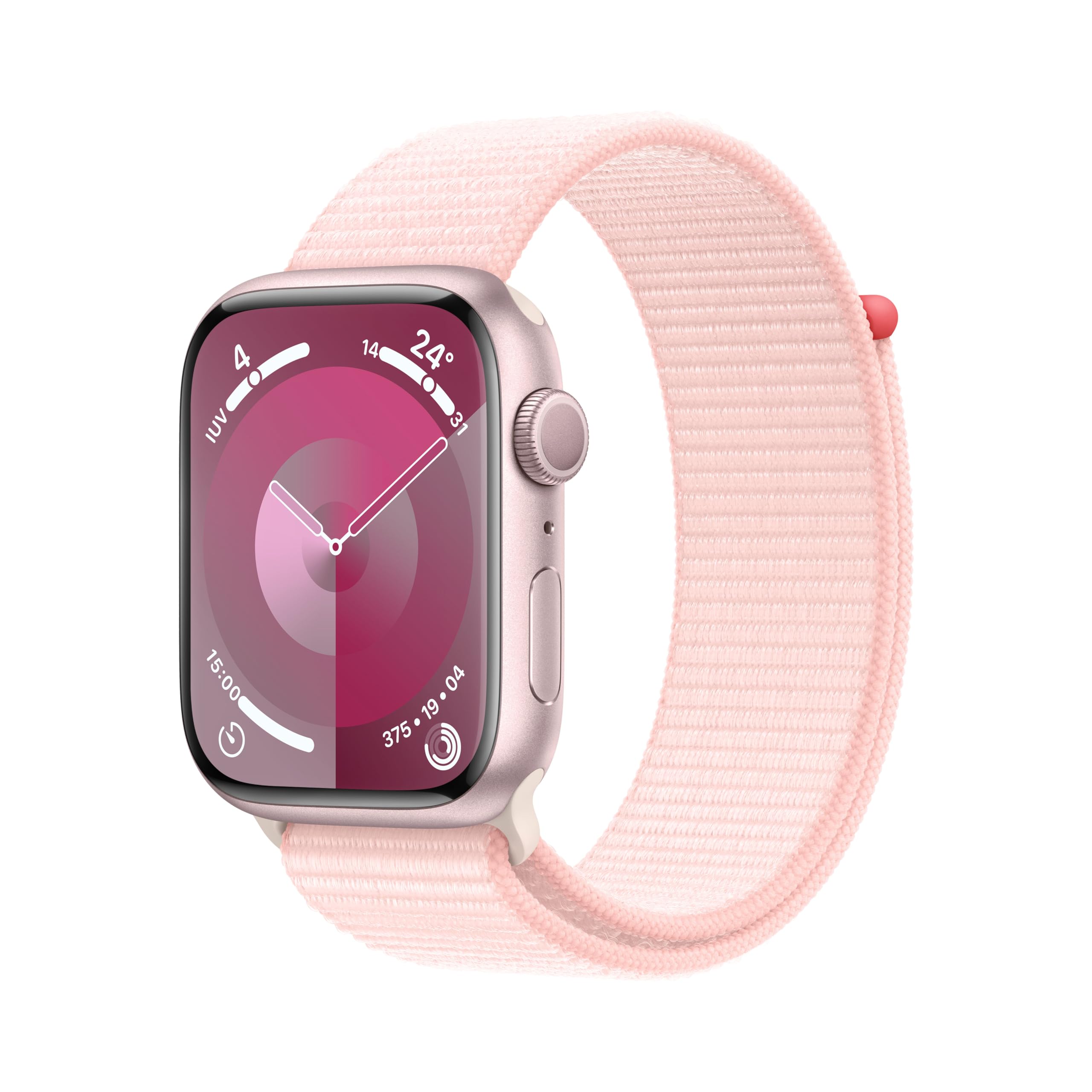 Apple Watch Series 9 45mm smartwatch GPS rosa
