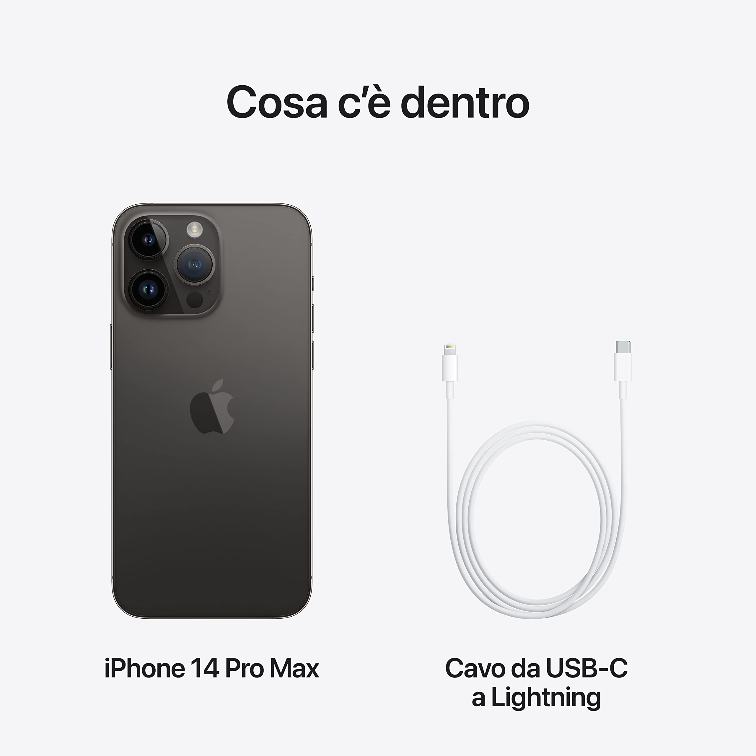 Apple iPhone 14 Pro Max 1TB smartphone nero siderale