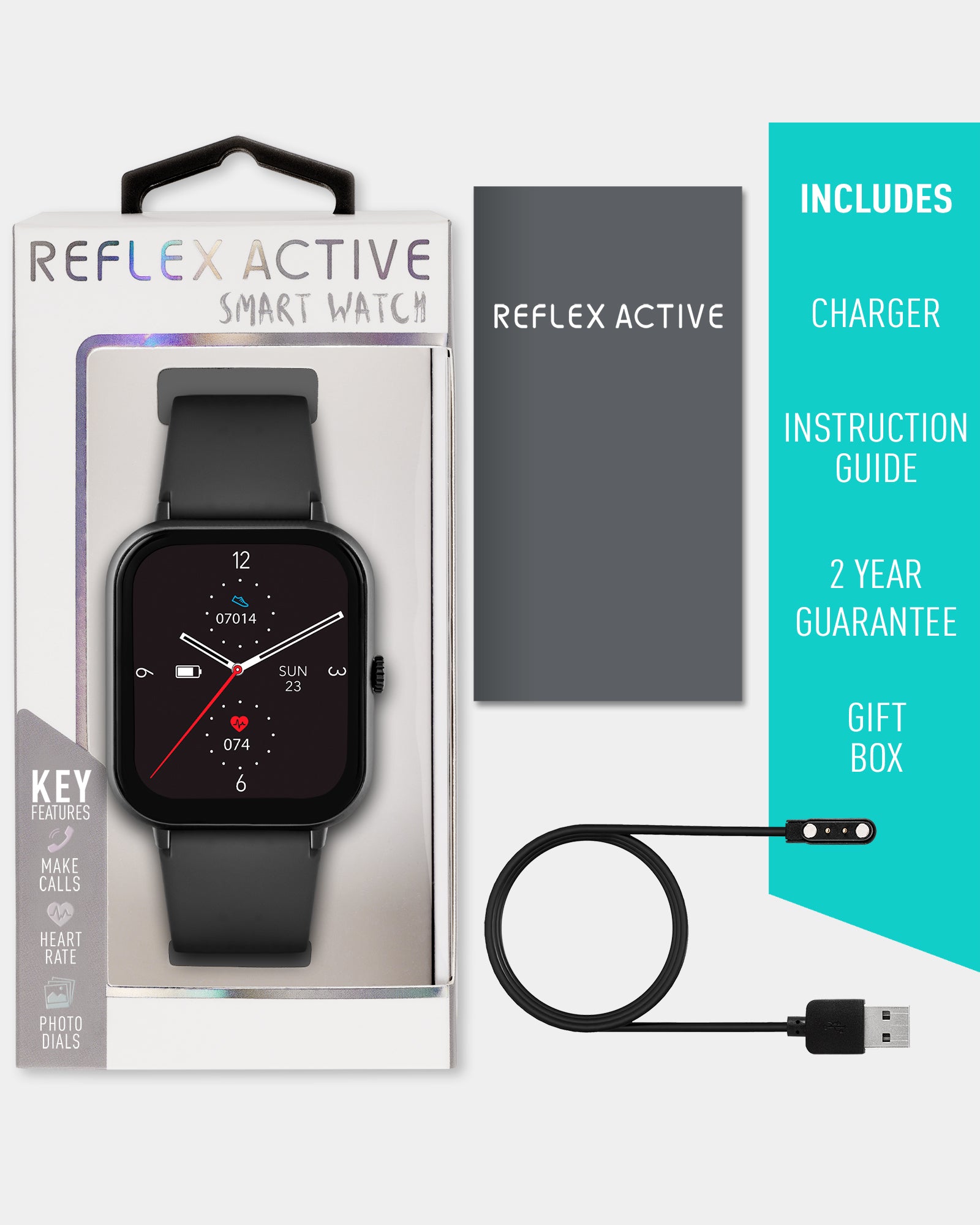 Reflex Active Nexus 100 S smartwatch GPS nero 1.83" 7 giorni