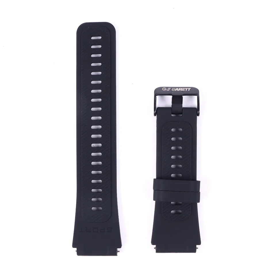 Garett GRS PRO cinturino silicone nero 22 mm