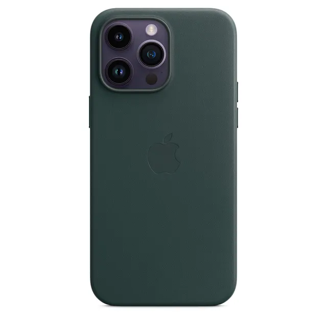 Apple iPhone 14 Pro Max custodia pelle Verde foresta MagSafe