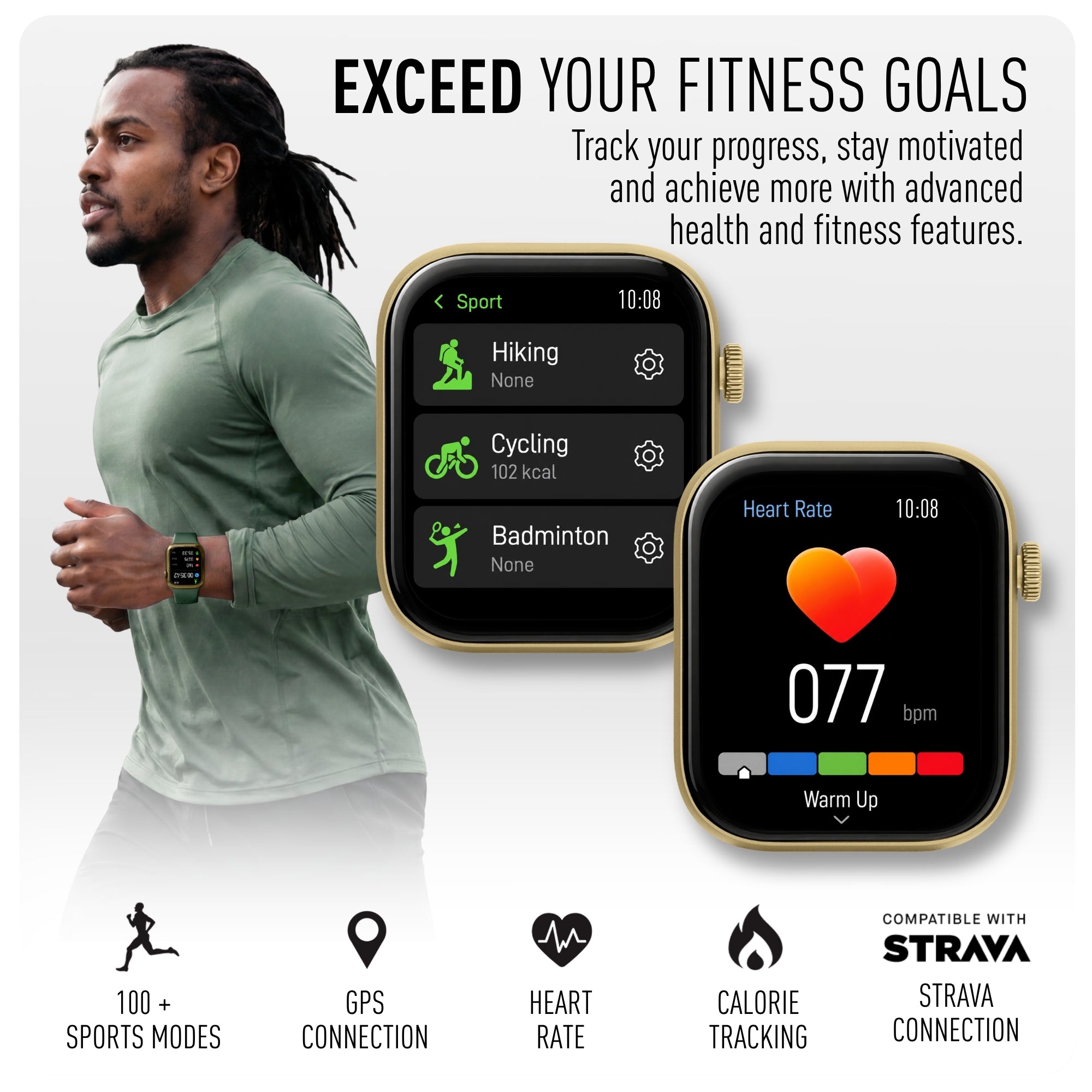 Reflex Active Spectra RA-SP-300S-10 smartwatch verde AMOLED