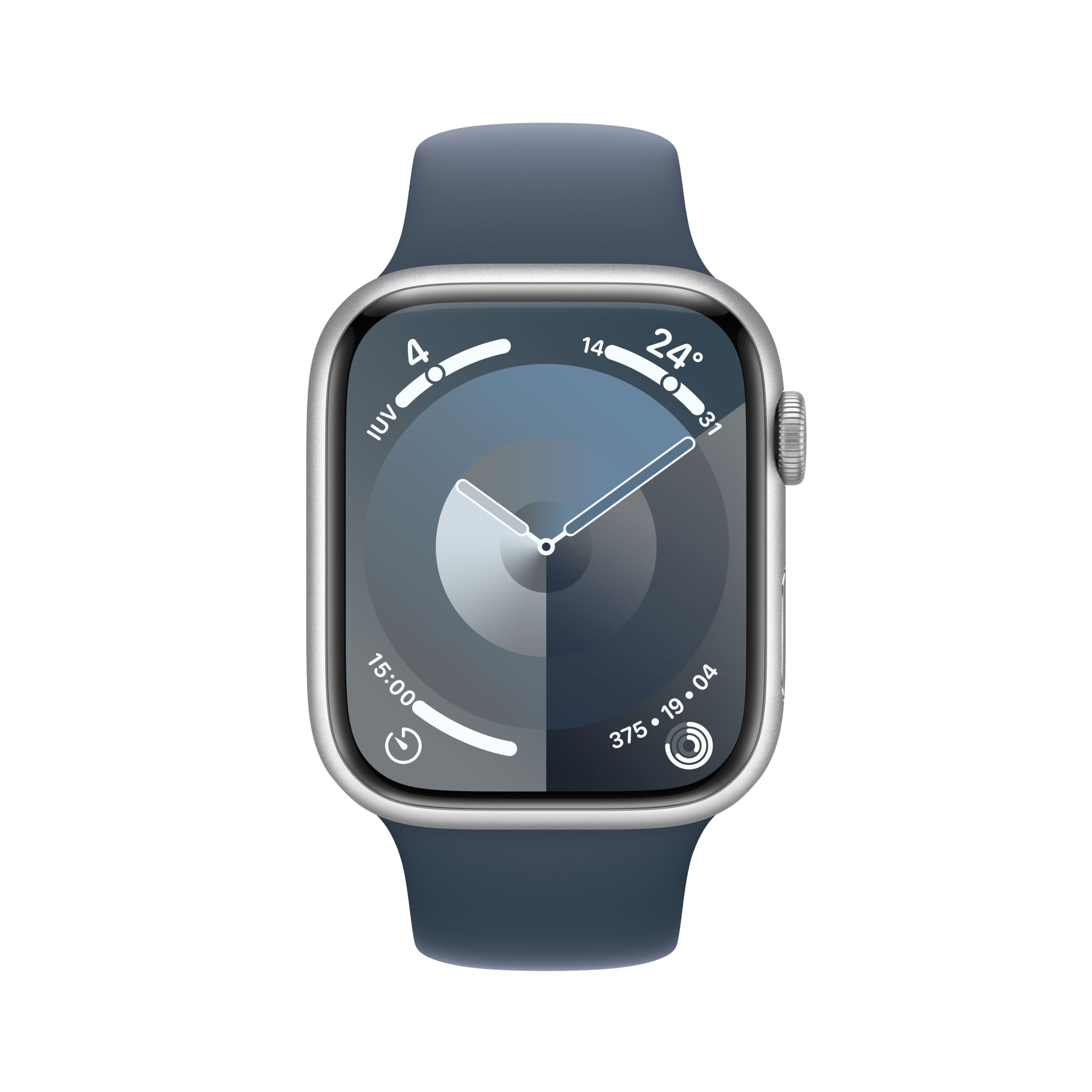 Apple Watch Series 9 GPS Cellular 45mm smartwatch argento ECG