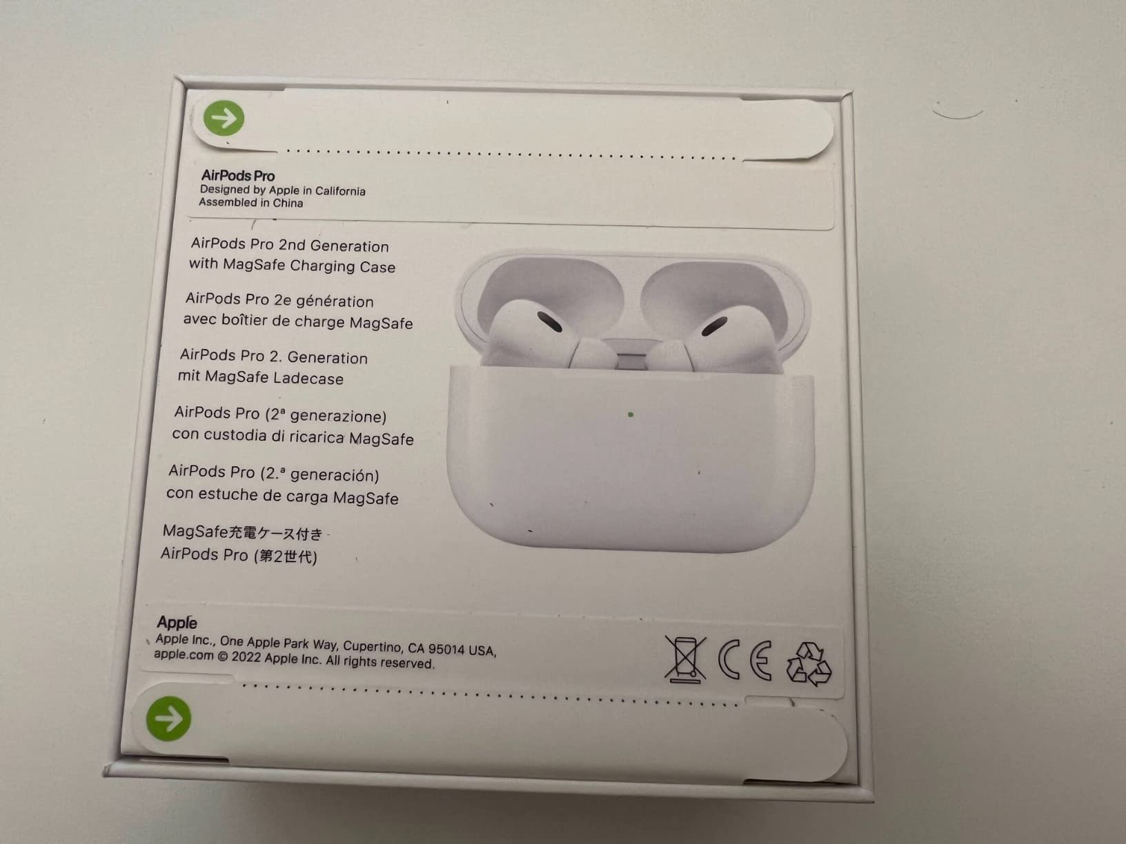 Apple AirPods Pro seconda generazione auricolari cancellazione rumore