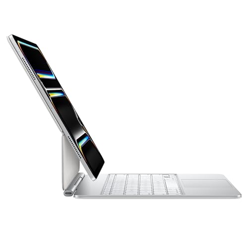 Apple Magic Keyboard iPad Pro 13 M4 tastiera italiano bianco trackpad