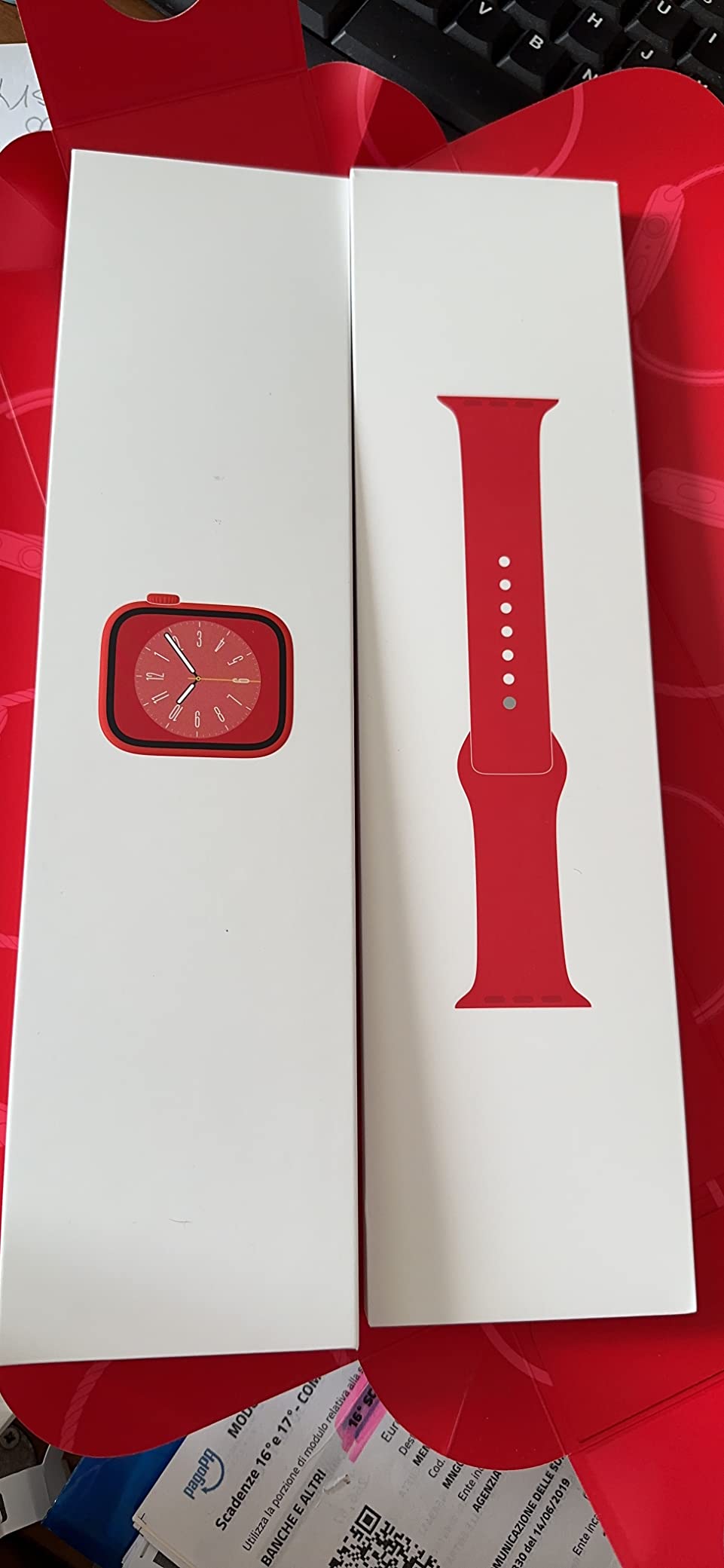 Apple Watch Series 8 GPS 45 mm smartwatch rosso ossigeno sangue