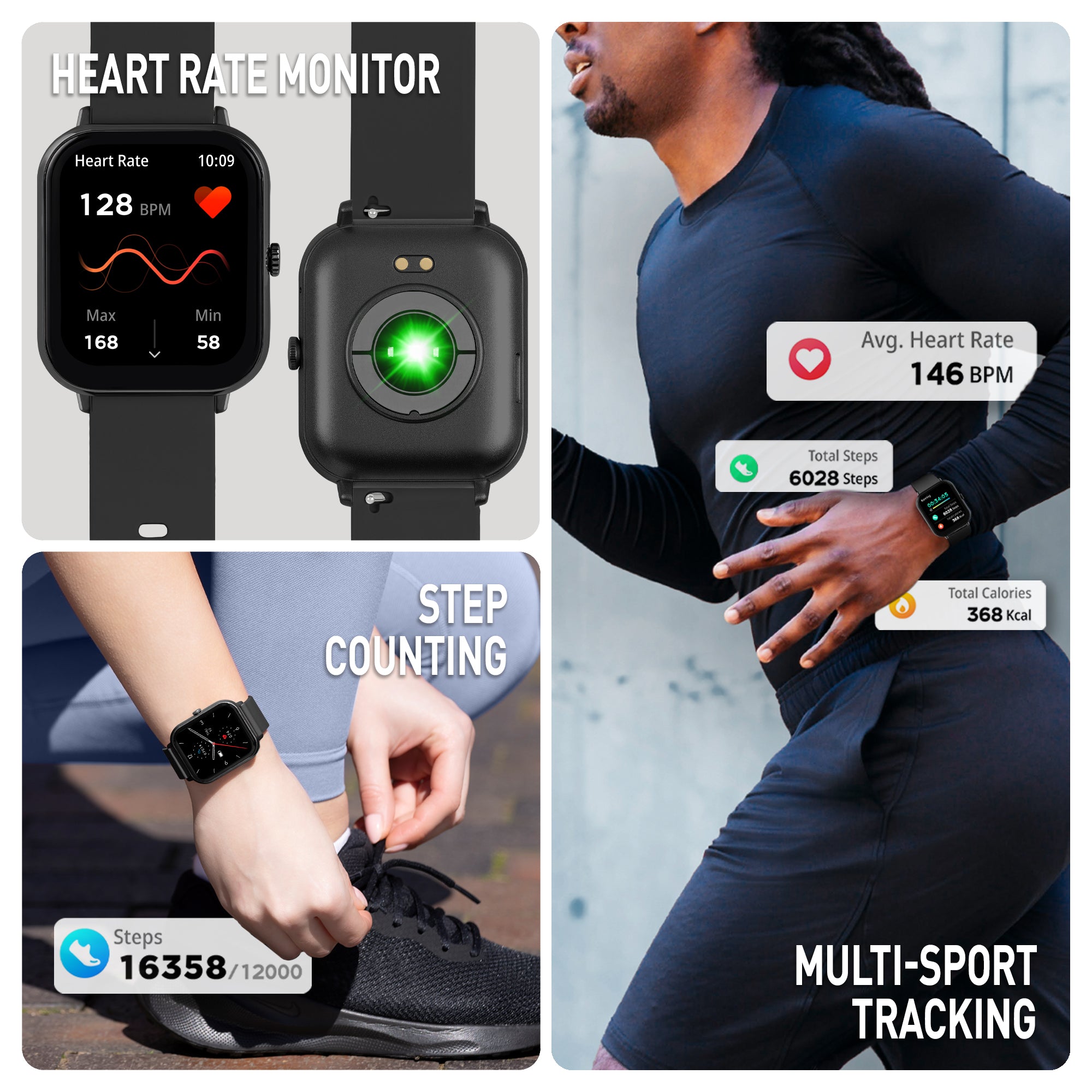 Reflex Active Nexus 100 S Lite smartwatch nero con cuffie GPS