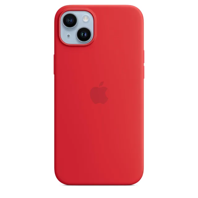 Apple MagSafe silicone custodia iPhone 14 Plus rossa