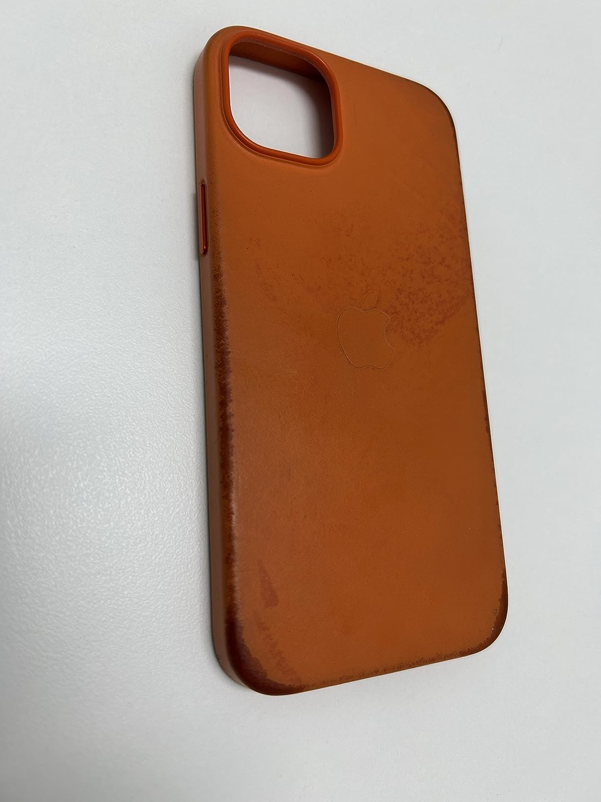 Apple custodia MagSafe pelle iPhone 14 Plus cover arancione