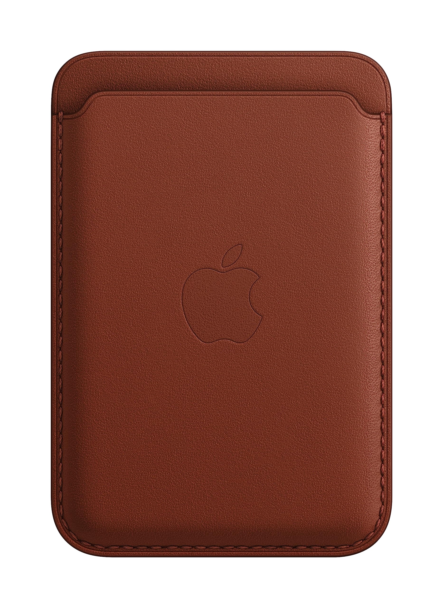 Apple MagSafe portafoglio pelle iPhone terra d'ombra 3 carte