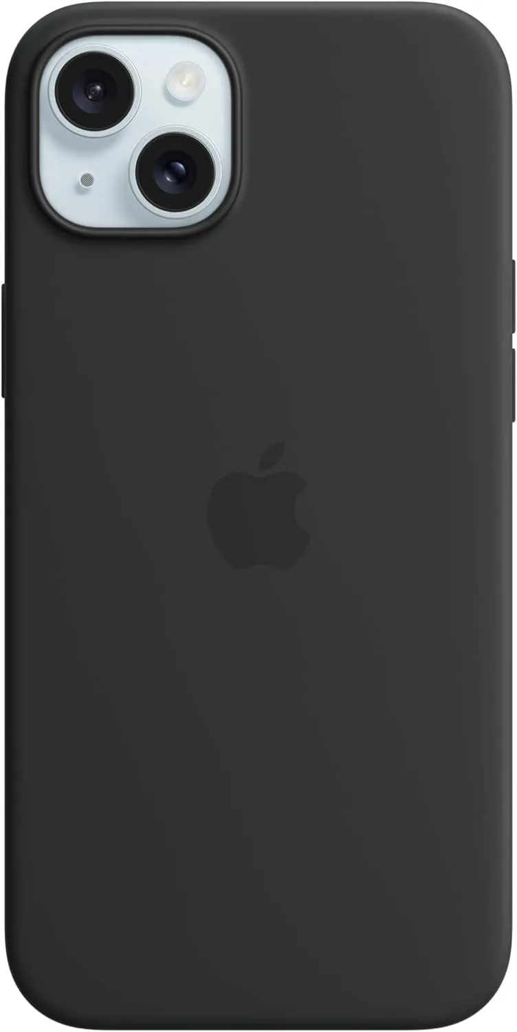 Apple iPhone 15 Plus Custodia MagSafe Silicone Nero