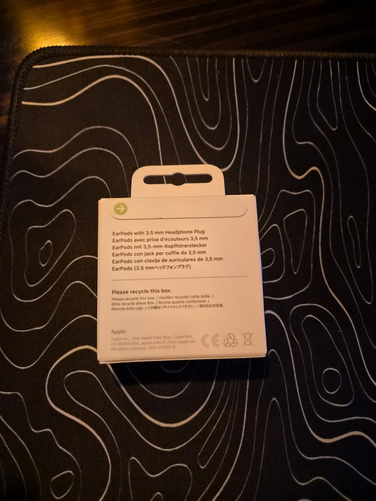 Apple EarPods auricolari con jack 3,5 mm Jack