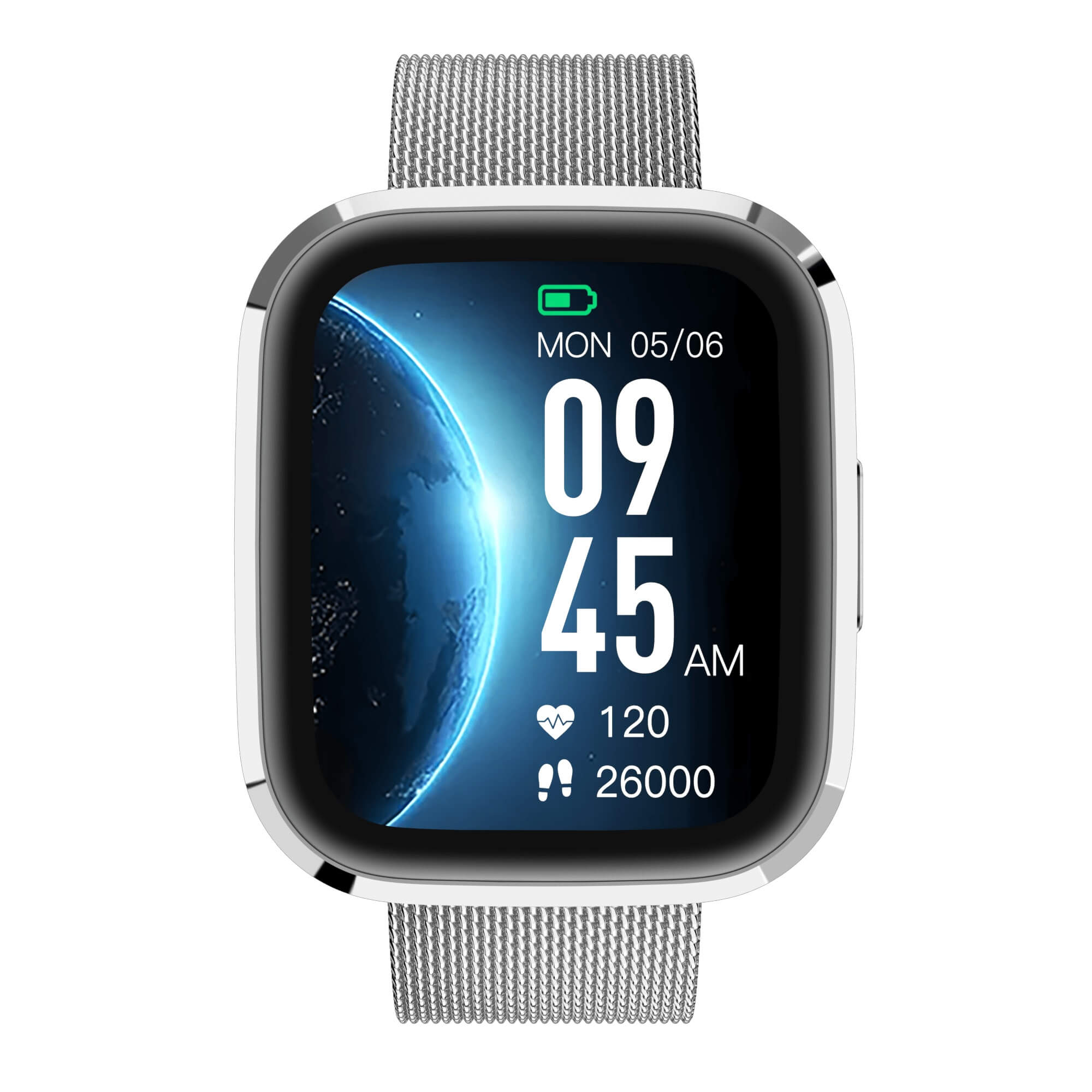 Garett GRC Style smartwatch argento acciaio 10 giorni