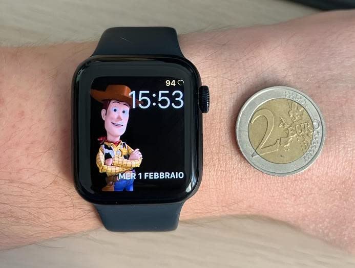 Apple Watch SE 2ª gen GPS 44mm smartwatch mezzanotte