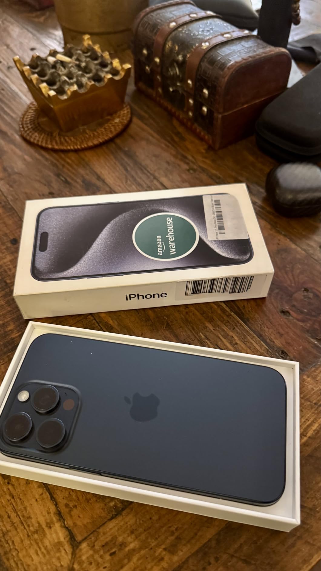 Apple iPhone 15 Pro Max smartphone 1TB titanio nero 48MP