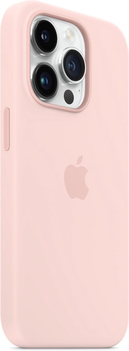 Apple iPhone 14 Pro custodia silicone MagSafe rosa creta