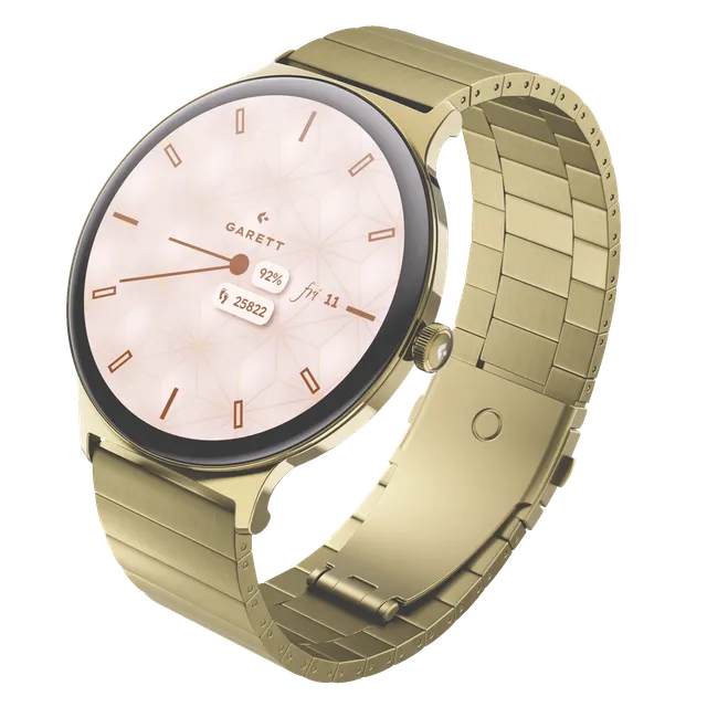 Garett Verona 2 smartwatch oro acciaio AMOLED