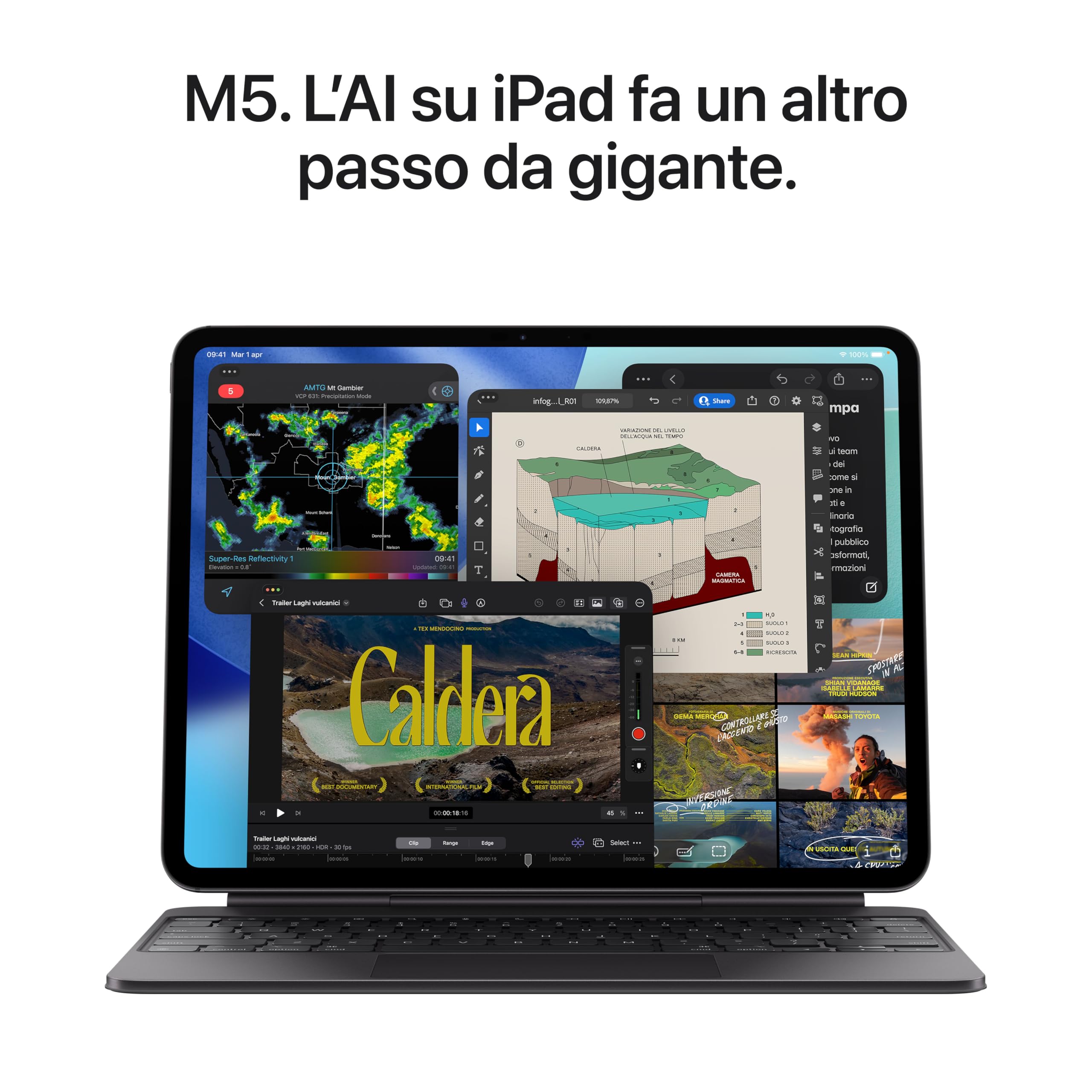 Apple iPad Pro 13 M5 tablet 512GB Wi-Fi nero siderale