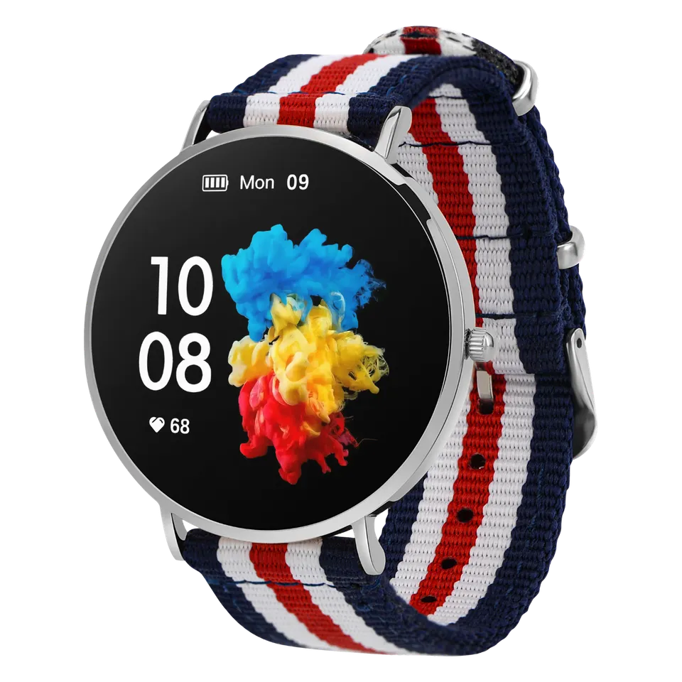 Garett Verona smartwatch argento marina AMOLED