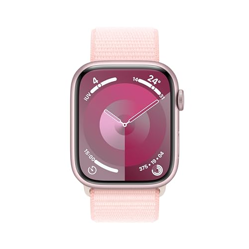 Apple Watch Series 9 GPS Cellular 45mm smartwatch rosa