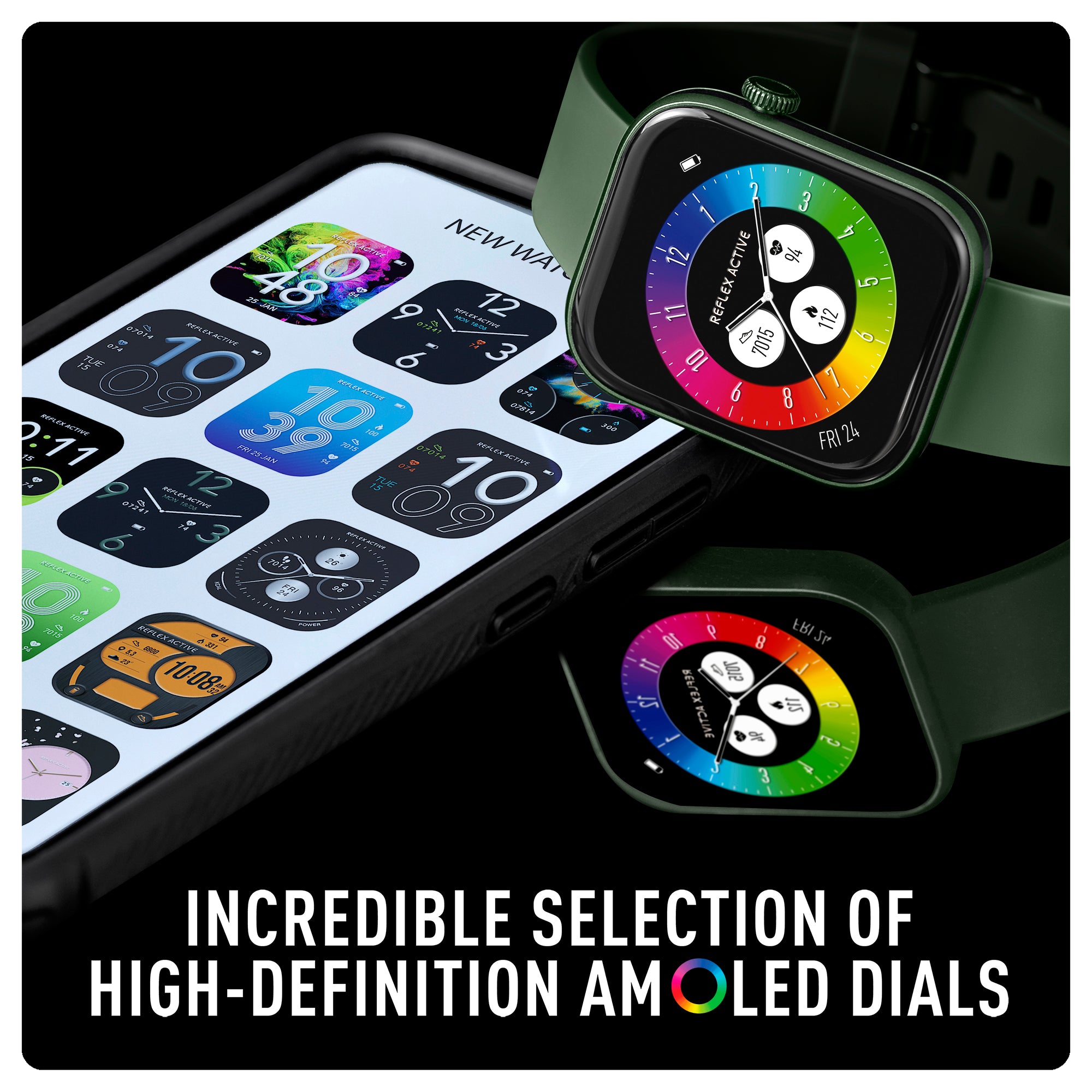 Reflex Active Spectra 300 S Lite smartwatch verde AMOLED GPS
