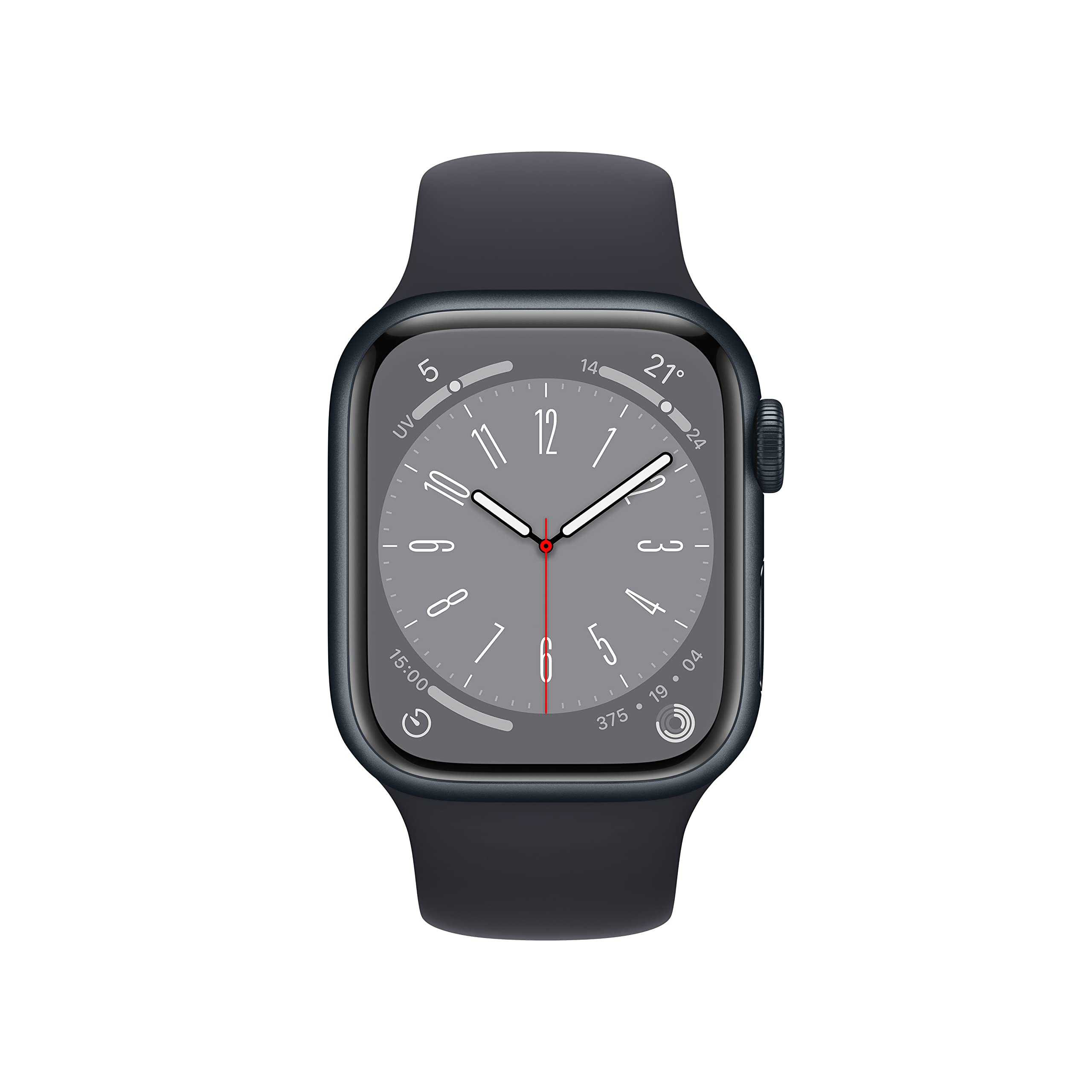 Apple Watch Series 8 41mm smartwatch Mezzanotte Cellular ossigeno